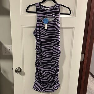 Stylish Zebra Striped Dress